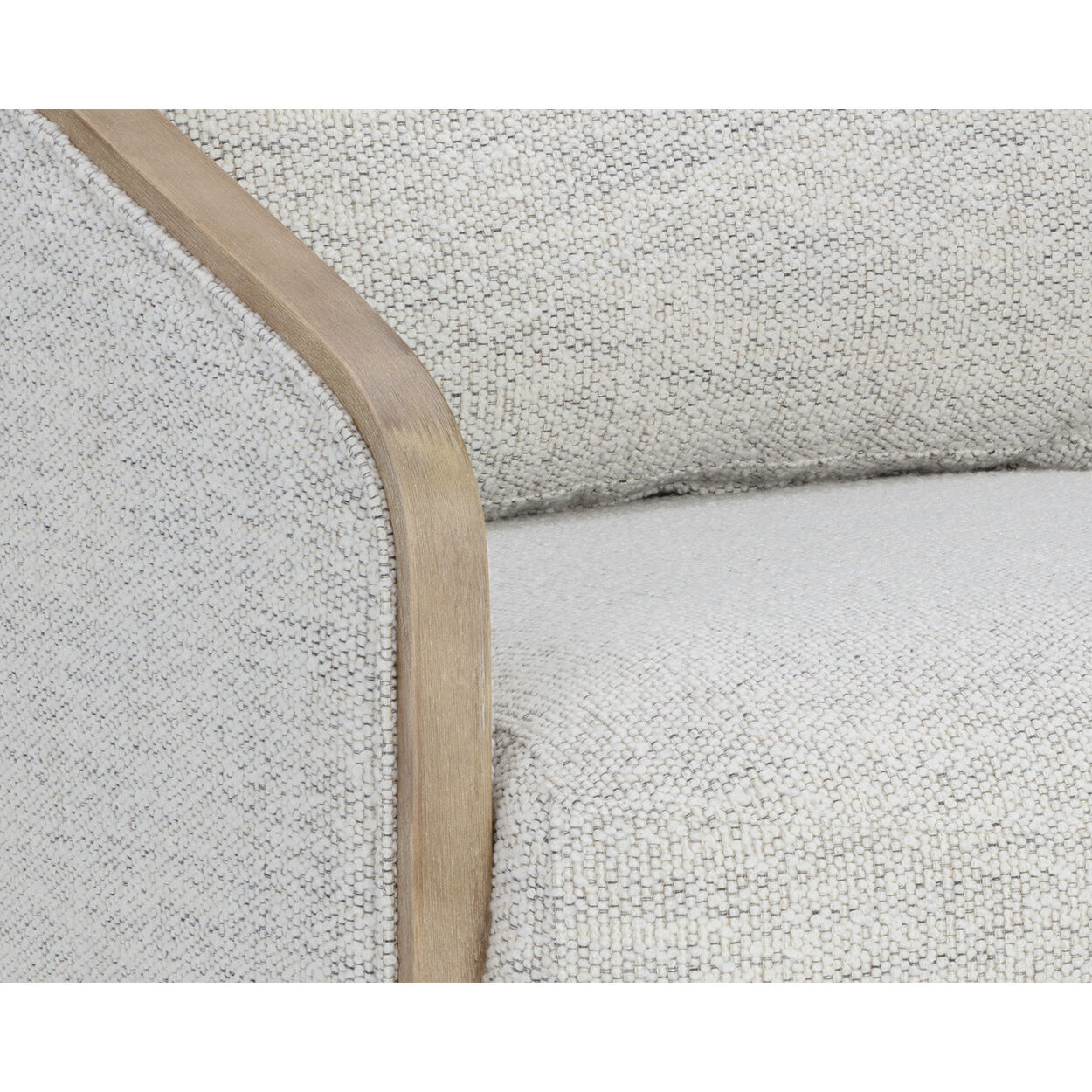 Tasia Merino Cotton Swivel Lounge Chair, Swivel